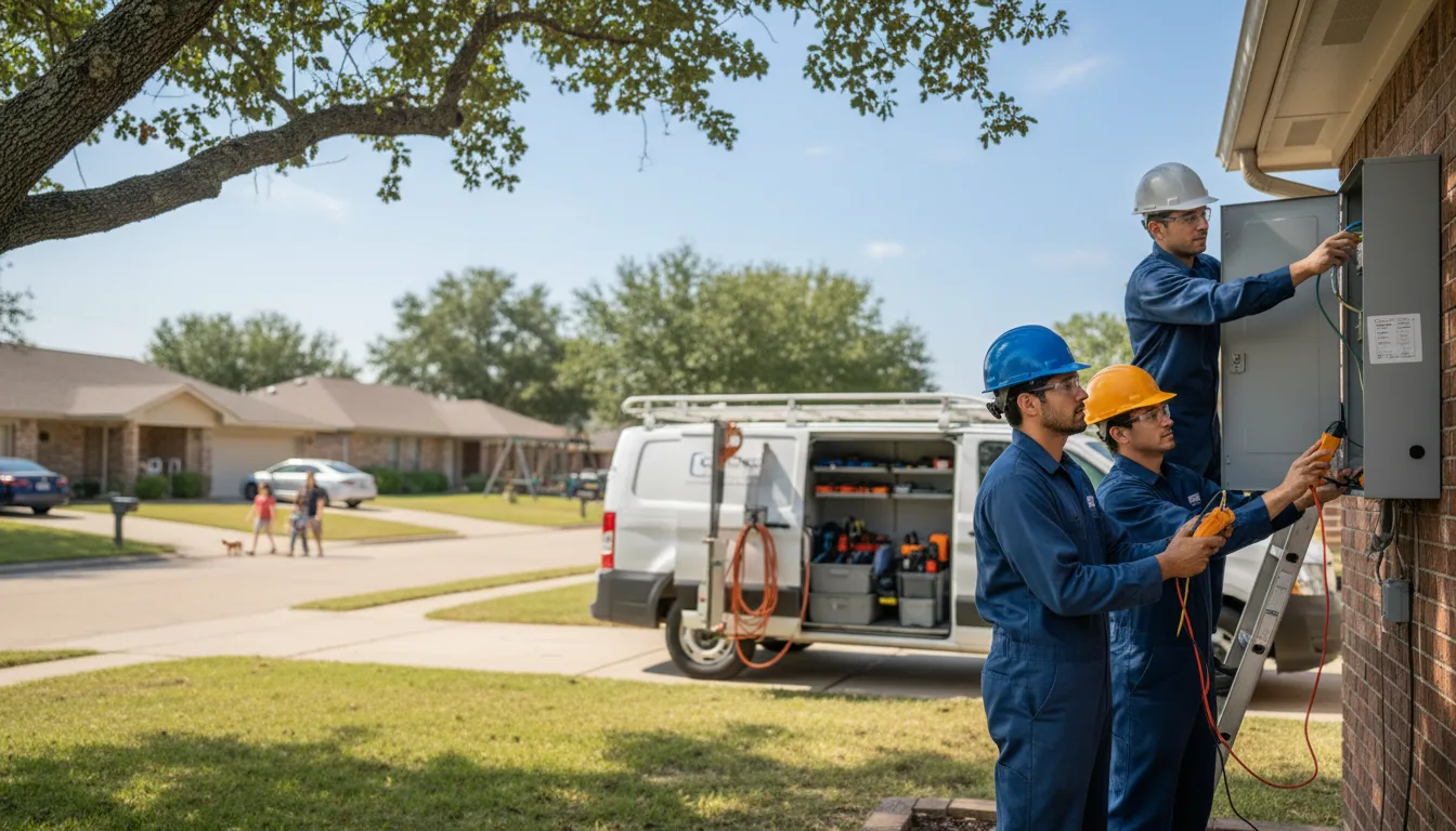 Certified electrician providing emergency electrical services in Rosepine, LA